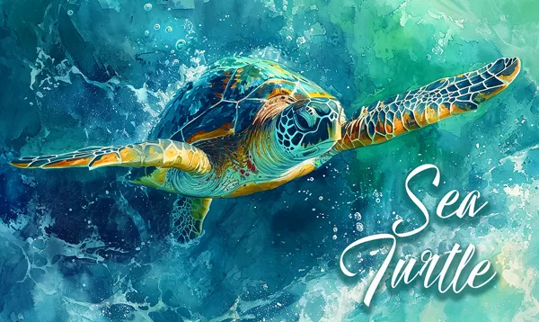 Swimming Turtle